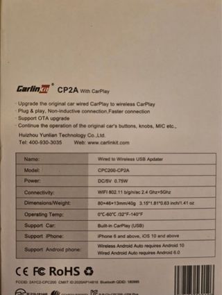 CarPlay Inalámbrico