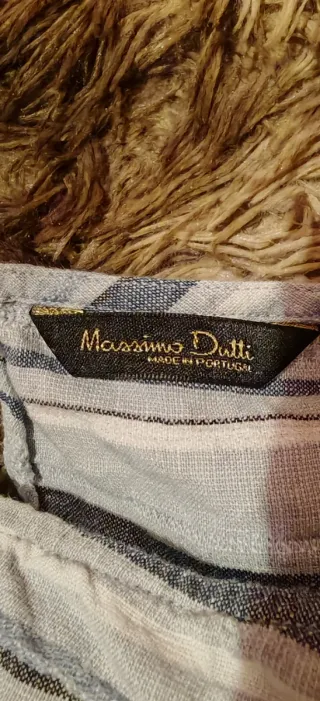 Vestido Massimo Dutti L Rayas