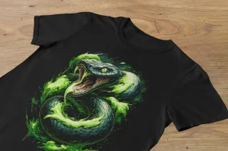 Tshirt Cobra Verde Neon Venom