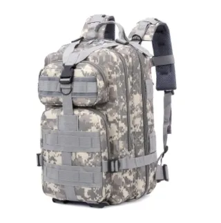 Mochila Senderismo Grande Unisex Gris