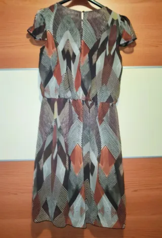 Vestito donna fantasia geometrica