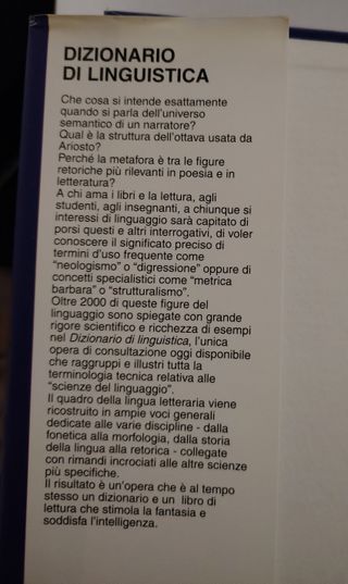 Dizionario di linguistica e di filologia metrica..
