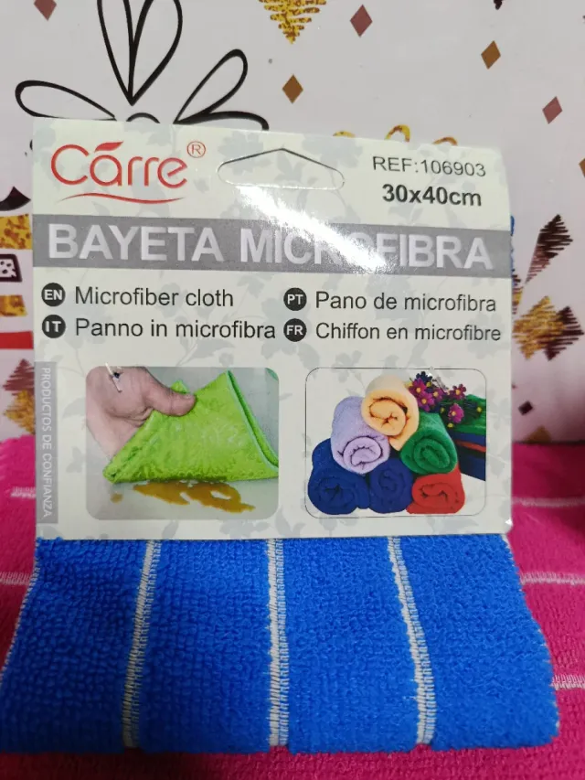Bayeta Microfibra Carre 30x40cm*