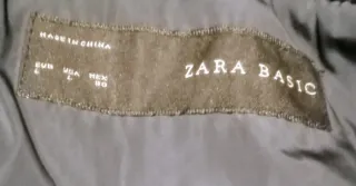 Chaqueta Zara mujer negra y marrón