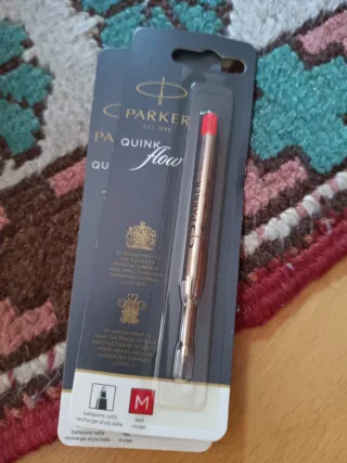 Ricarich per penna Parker QUINK Flow (Nero/Rosso)