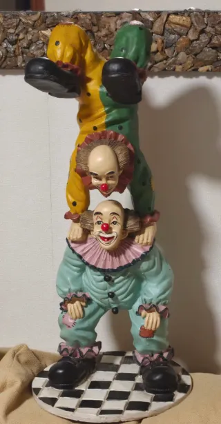 Figura Coleccionable Payasos Apilados