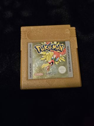 Pokemon Edición Oro Game Boy DMG-AAUS-ESP
