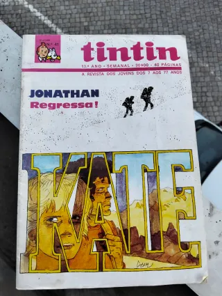 Vários livros do Tintin