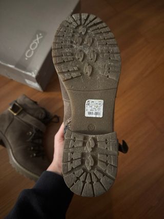 Scarponcini donna marrone/grigio