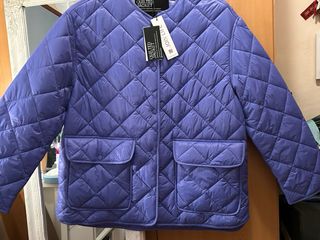 Chaqueta acolchada morada talla M color lila