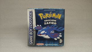🇪🇸 Caja Pokémon Zafiro Game Boy Advance ORIGINAL