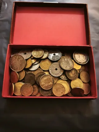 Lote 100 Monedas Españolas Antiguas