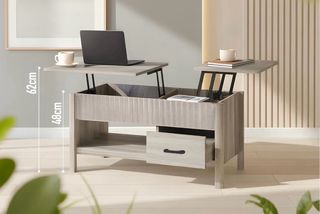Mesa elevable de comedor lujo
