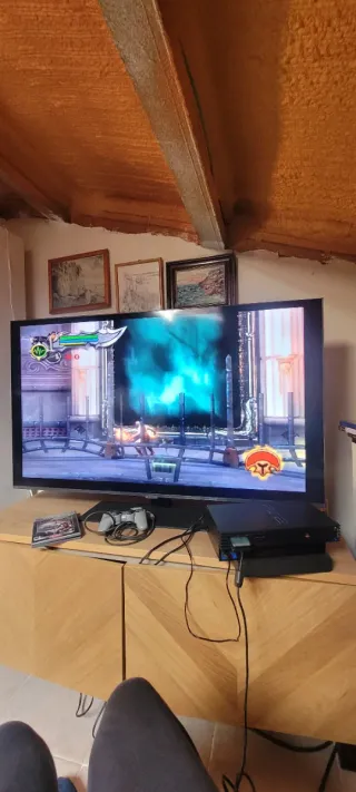 PlayStation 2 Fat Negra + 11 juegos