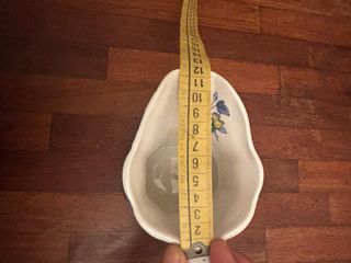 Caraffa in porcellana Davenport floreale