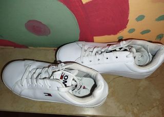 Scarpe Tommy Hilfiger Platform Bianche Tg 38
