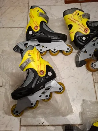 Pattini Rollerblade Giallo/Nero Taglie carir