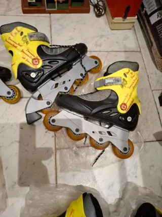 Pattini Rollerblade Giallo/Nero Taglie carir