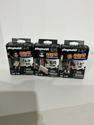 Playmobil Naruto Shippuden Set (3 Figuras)