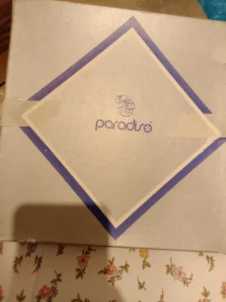 Set 12 fazzoletti vintage disegno bambine