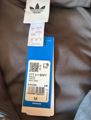 Adidas Chaqueta Año Nuevo Chino Gris Talla M