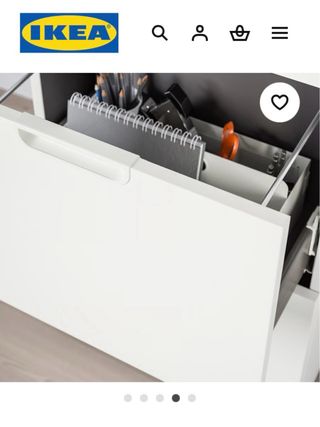 Armario Archivador GALANT Ikea Blanco