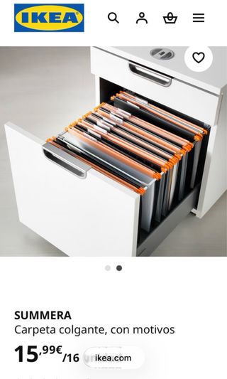 Armario Archivador GALANT Ikea Blanco