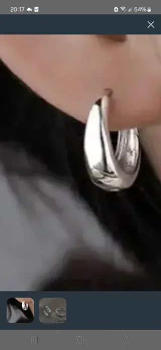 Pendientes Aro Plata Ley Nuevos