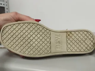 Alpargatas negras B&W con plataforma