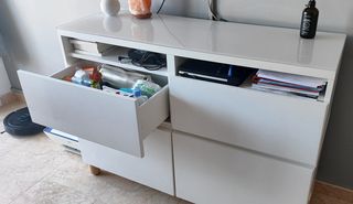 Mobile soggiorno IKEA BESTÅ Bianco + Cristallo