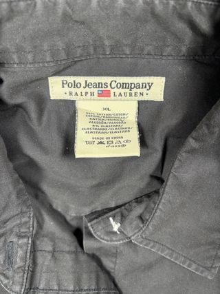 Camicia Polo Jeans Ralph Lauren Nera XL