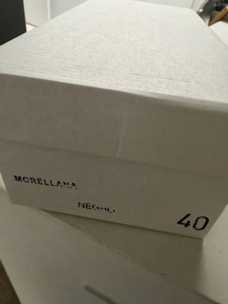 Alpargatas Morellana negras talla 40