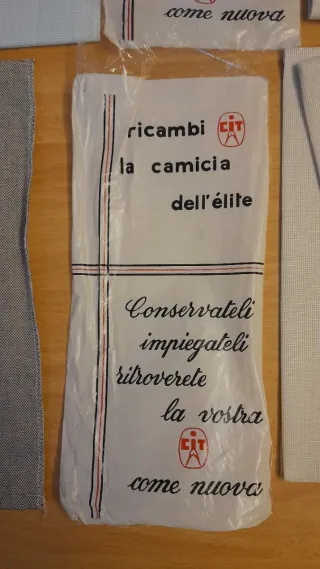 Set ricambi vintage colletti e polsini per camicie