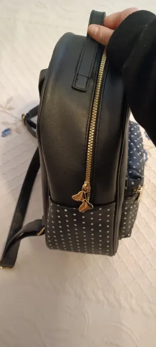 Mochila Disney Mickey y Minnie Negra