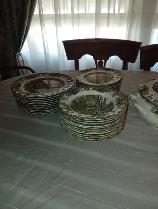 Vajilla Johnson Bros Porcelana