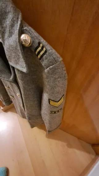 Chaqueta militar mujer gris M/L