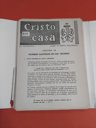 Cristo en casa "Nuevo testamento"