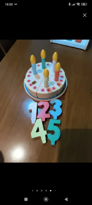 Juguetes de madera para pizza