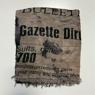 Sciarpa unisex stampa giornale