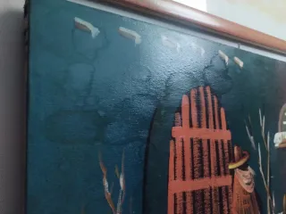 Olio su Tela di Tatari Abdu Rahmen 50 x 70