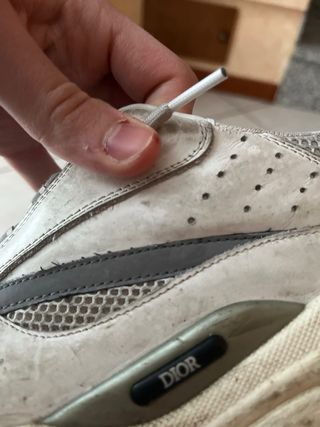 Scarpe Dior B22 Grigio Bianco