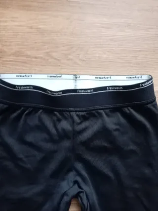 Leggings nero termici Wedze ragazzo 12 anni