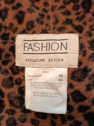 Chaqueta Beige y Leopardo