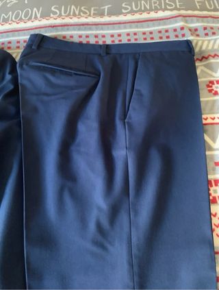 Traje Chaqueta Zara Azul talla 46