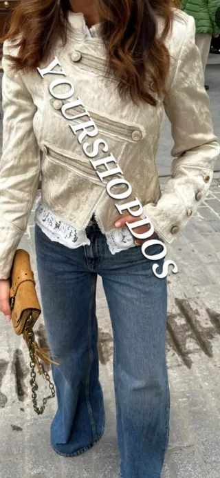 Chaqueta Jacquard zw colección Zara T/S