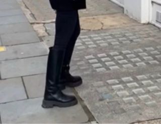 Botas altas FENERS negras suela gruesa