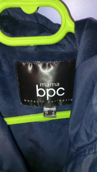 Abrigo Porteo BPC Talla XS/34 Azul Marino