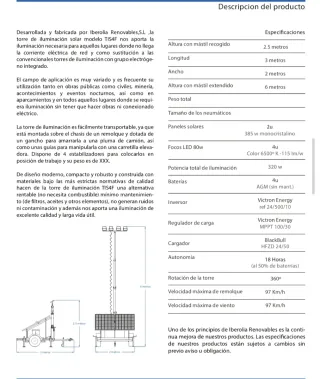 Torre de Iluminación Solar