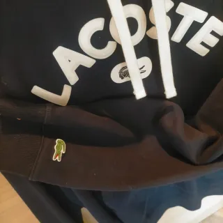 Sudadera Lacoste Negra Hombre
