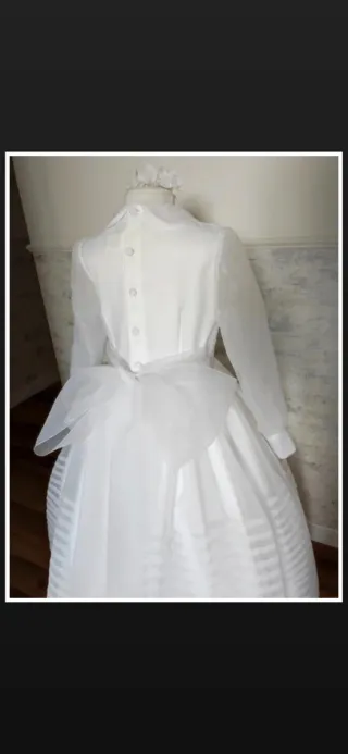 Vestido de comunión blanco niña COLEGIO MARÍA INMA